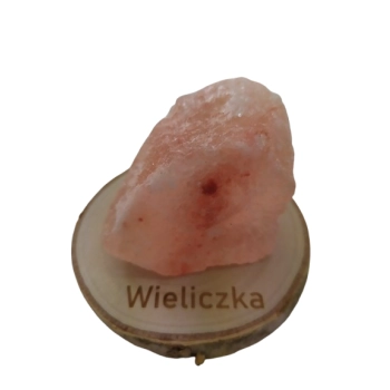 Sól z Kopalni Wieliczka – unikalna pamiątka na plaster brzozowy 8-9 cm